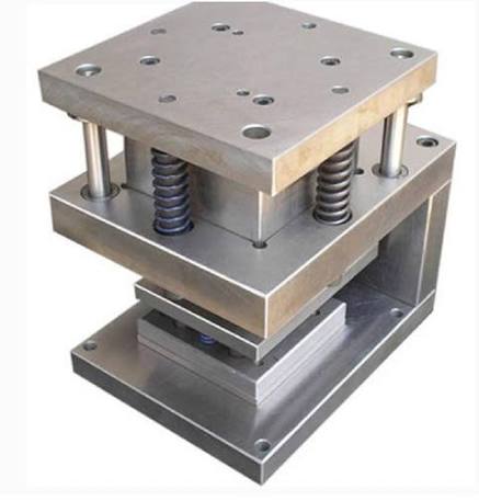 Custom precision die set with compression springs